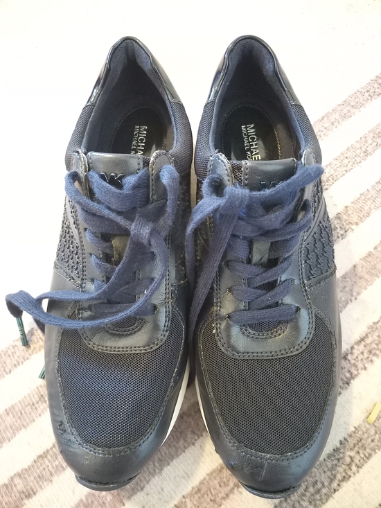 MICHAEL Michael Kors Shoes - Michael Kors Navy Lace-Up Sneakers